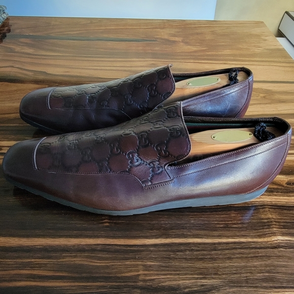 Gucci Brown Leather GG Loafer main image 14